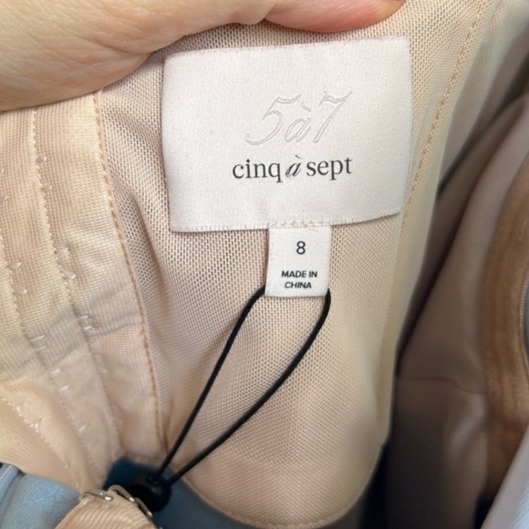 Cinq a Sept Adela Tie-Back Trumpet Midi Dress - Picture 7 of 8